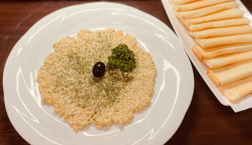 冷製ホタテ貝のタルタル